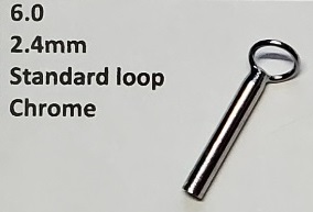 Size 6.0 Standard Loop, Rod Tips for Building or Replacement of Ice Fishing or Fly Rods